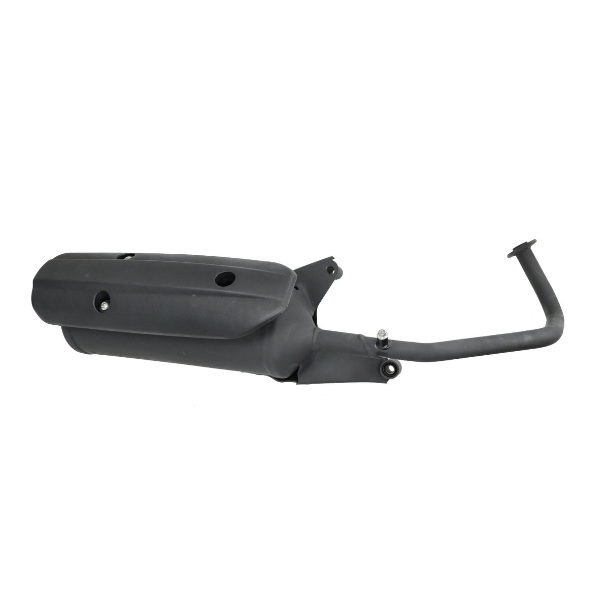 Uitlaat 4t model origineel zwart agility 12inch, fiddle, sco Gy6, agility 16inch, new dink, orbit, people-s, sento, symply, vitality