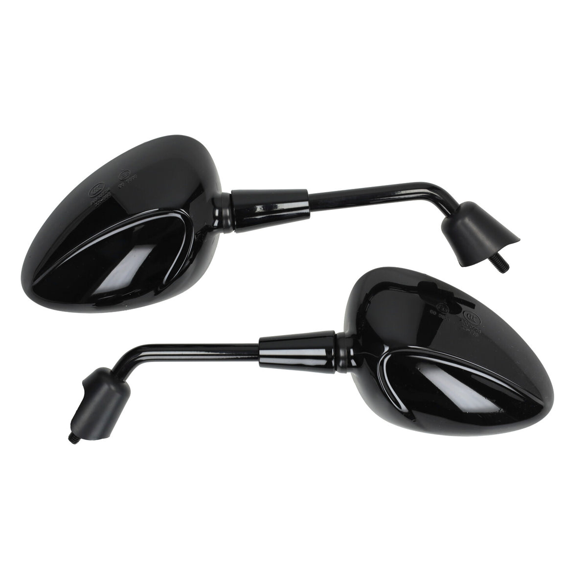 Spiegelset DMP kort m8 zwart glans Sprint, Zip