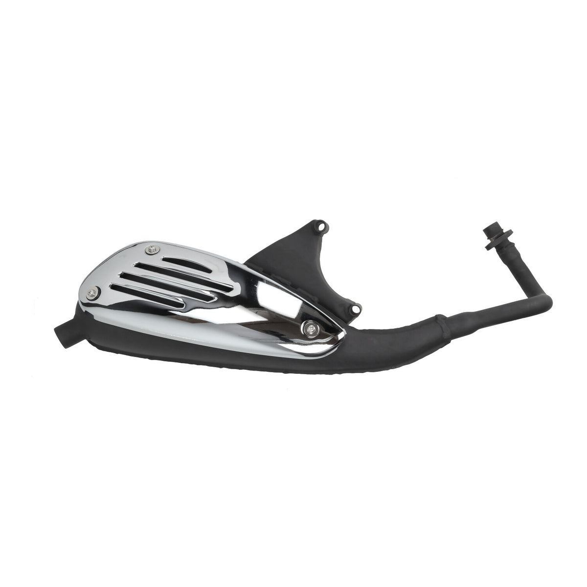 Uitlaat origineel model zwart et4, fly new 2012, Liberty 4t, lx 4t, Primavera, Sprint, Vespa S 4t-2v 1a0048945