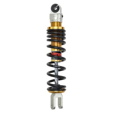 Schokbreker yss gasgevuld E-serie 330mm zwart/goud minarelli