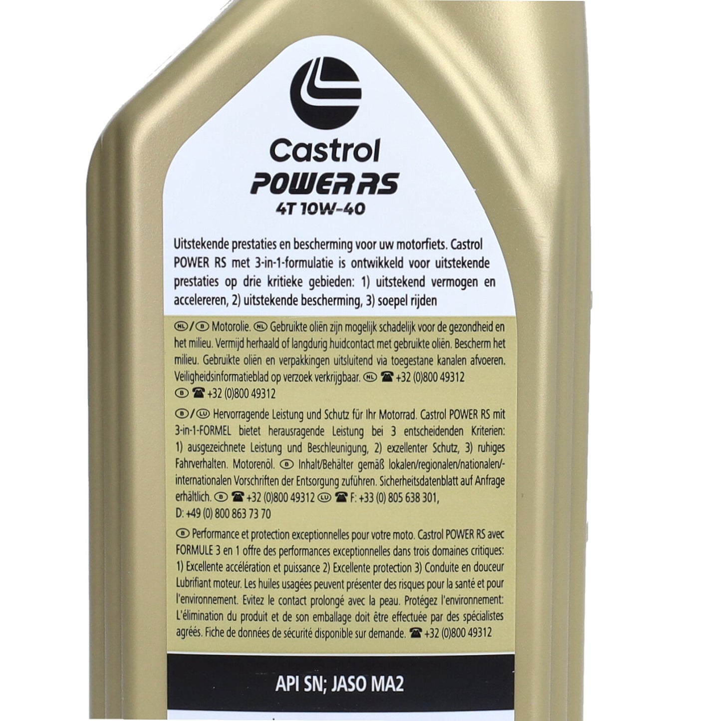 Motorolie Castrol 10W40 4T Power RS 1L