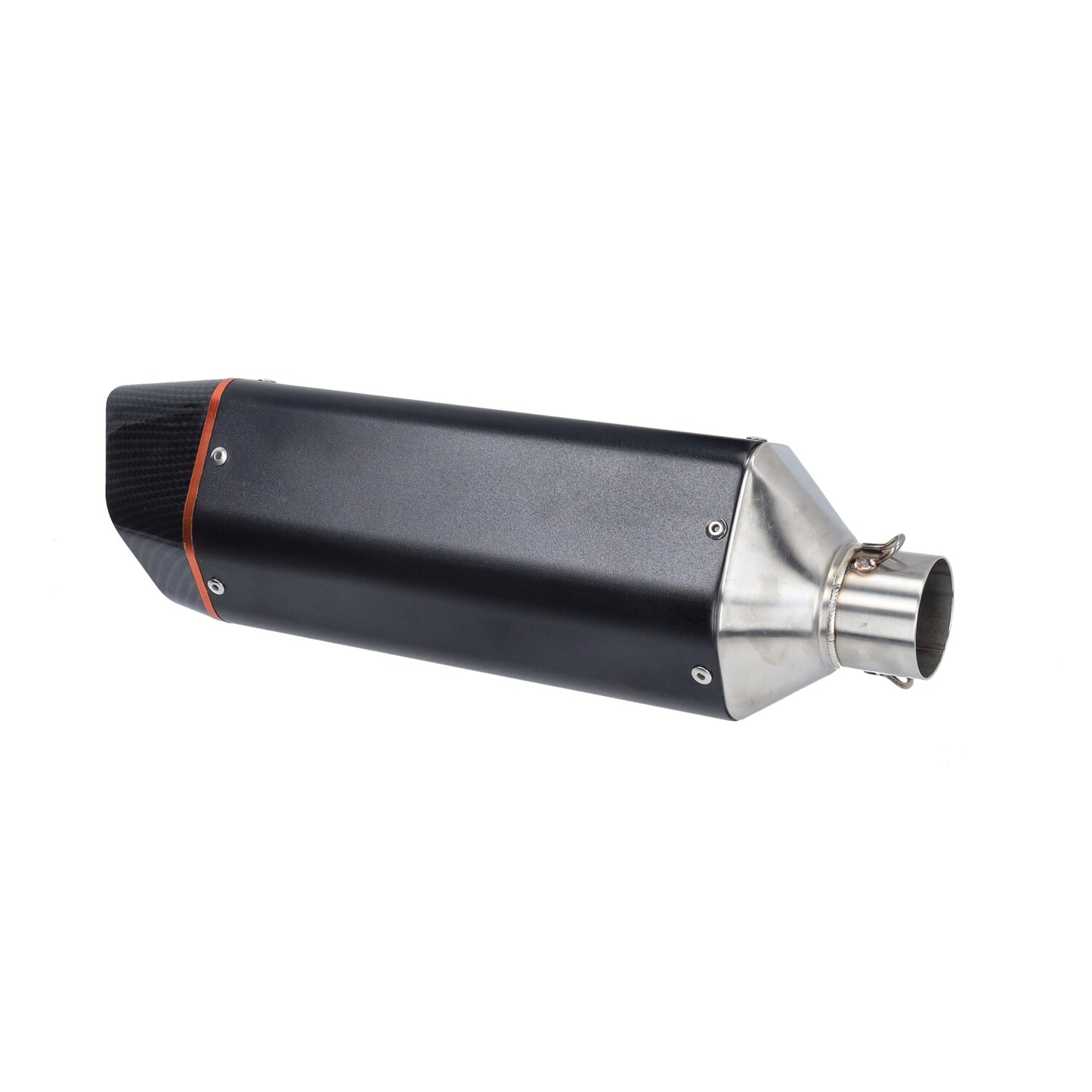 Uitlaat Bullet Euro-2 racing zwart/carbon (Zip 4T, Zip2000)