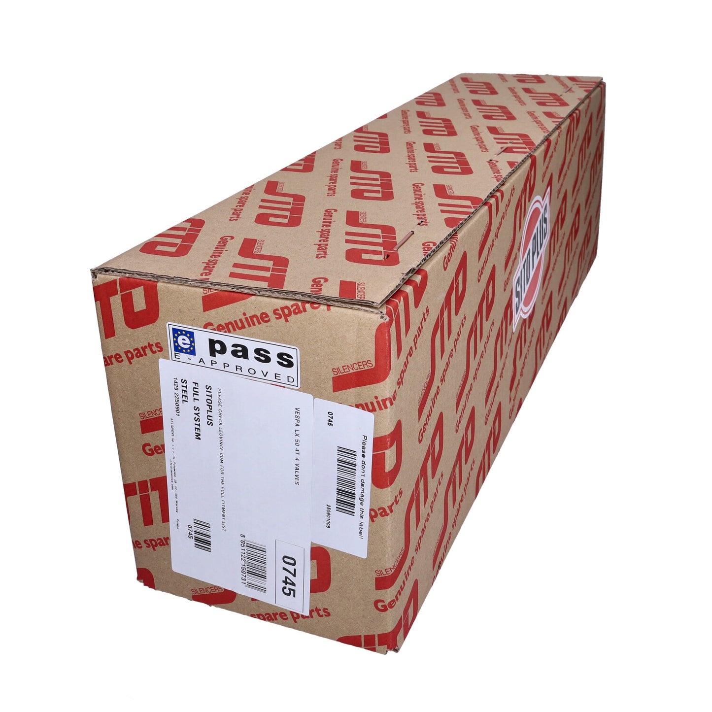 Uitlaat Sito (Fly 4T-4V, Vespa S 4T-4V, LX 4T-4V)