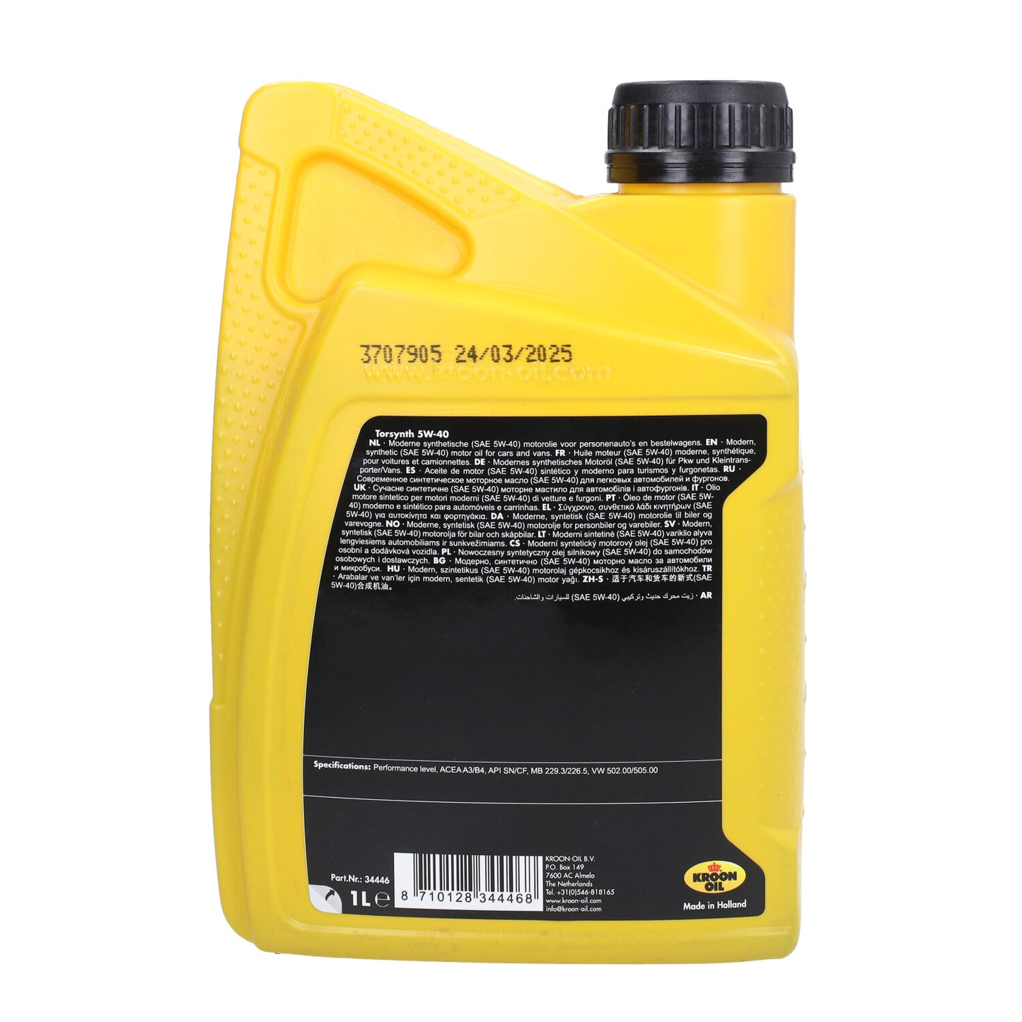 Motorolie Kroon 5W40 half synthetisch (Vespa) 1L