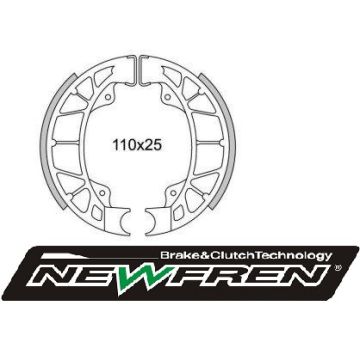 Remschoenen (remsegmentset) Newfren achter – LX, NRG, Runner