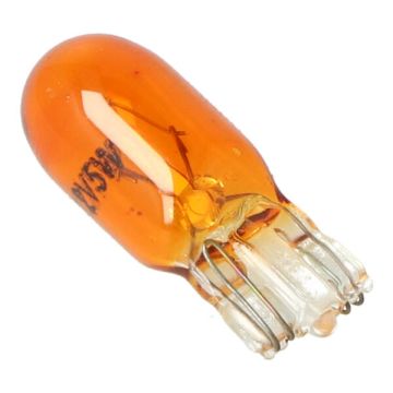 Lamp 12V Piaggio origineel 5W insteek r.a.w. achter t10 wedg