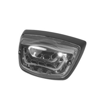 Achterlicht DMP led zwarte rand smoke vespa lx, vespa S