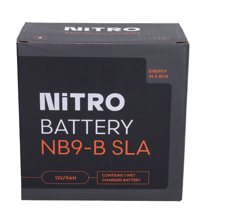 Accu Nitro NB9-B / YB9-B SLA/GEL (Vespa ET4, Fly 4T, Liberty 4T, LX 4T, Runner)