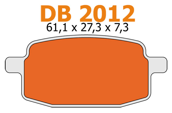 Remblokset delta voor arriva, baotian, big max, BTC Old Classic, dax, monkey, scorza, v-clic db2012