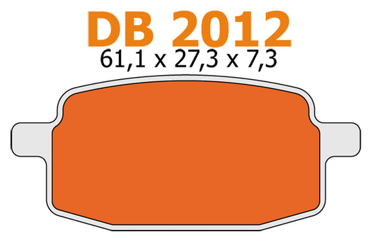 Remblokset delta voor arriva, baotian, big max, BTC Old Classic, dax, monkey, scorza, v-clic db2012