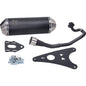 Uitlaat Turbokit 4t e-keur Gmax zwart nitro 4t, ovetto 50 4t, aerox 4t, neo 4t