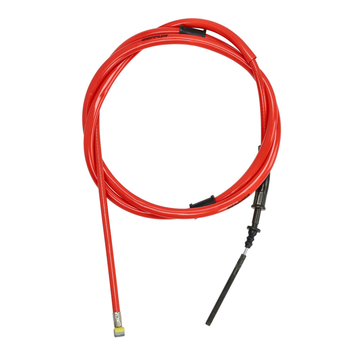 Achterremkabel Doppler teflon v.a 2004 t/m 2019 rood Yamaha, bws, mbk booster 503885