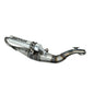 Uitlaat Doppler blank aluminium minarelli hor ac, minarelli hor lc, beta, ark, cpi, malaguti, f12, Yamaha, aerox, jog, mbk nitro 265275