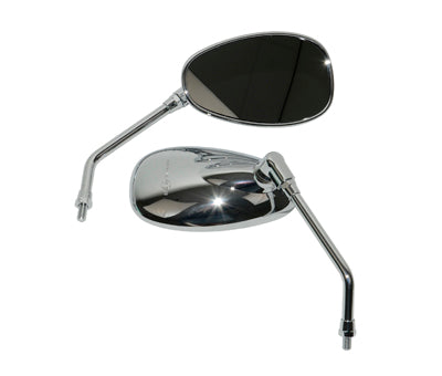 Spiegelset ovaal Kymco chroom people-s
