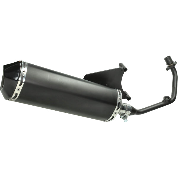 Uitlaat jamarcol euro-4 (model Akrapovic) zwart/zwart Zip 4t 3v