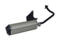 Uitlaat jamarcol ovaal (made in EU) (model Akrapovic) euro-2 alu/zwart lx 4t, Primavera, Sprint, Vespa S 4t-2v