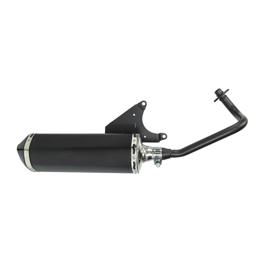 Uitlaat jamarcol ovaal euro-2 (model Akrapovic) zwart/zwart lx 4t-2v, Primavera 4t-2v, Sprint 4t-2v