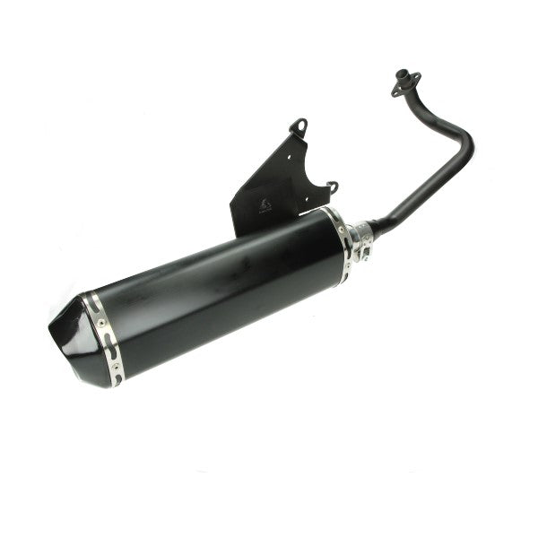 Uitlaat jamarcol ovaal euro-2 (model Akrapovic) euro-2 zwart/zwart lx 4t-4v, Primavera 4t-4v, Sprint 4t-4v