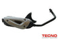 Uitlaat tecno standaard model straight (made in EU) Zip 4t