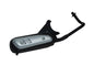 Uitlaat (made in EU) 2v lx 4t, lxv, Vespa S, Zip 4t