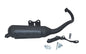 Uitlaat Malossi standaard model Wild Lion sr Piaggio blok 3216582