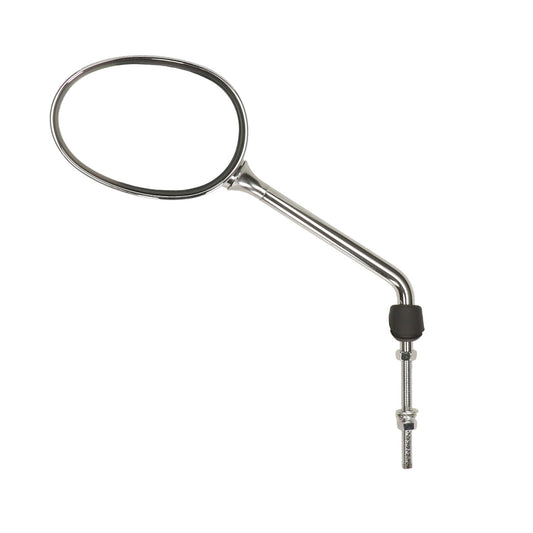 Spiegel Peugeot origineel 2t + 4t links m8 chroom/zwart django 787327n