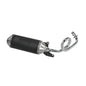 Uitlaat Turbokit ovaal euro-5 G-Max chrome bocht zwart/alu Zip 4t [euro4], Zip 4t [euro5]