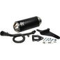 Uitlaat Turbokit ovaal euro-4 Gmax zwart/alu Zip 4t 3v m4t197-n