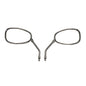Spiegelset ovaal e-keur 10mm chroom agm Retro, China retro/torino, grande retro