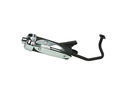 Uitlaat 10 inch agm VX50, BTC Riva, gts toscana, sco China 4t, sco Gy6
