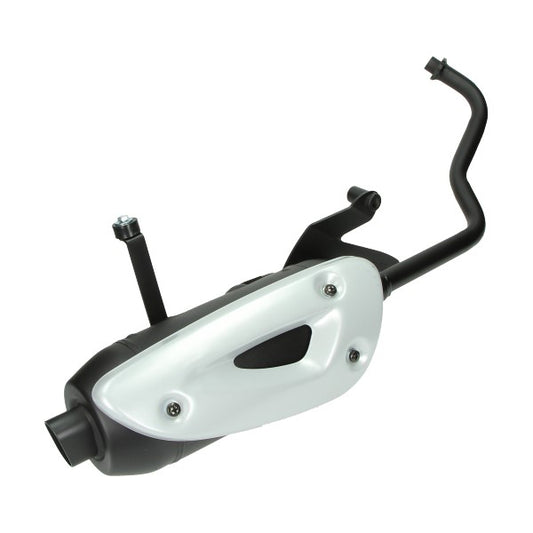Uitlaat tecno standaard model (made in EU) Sym zwart xpro