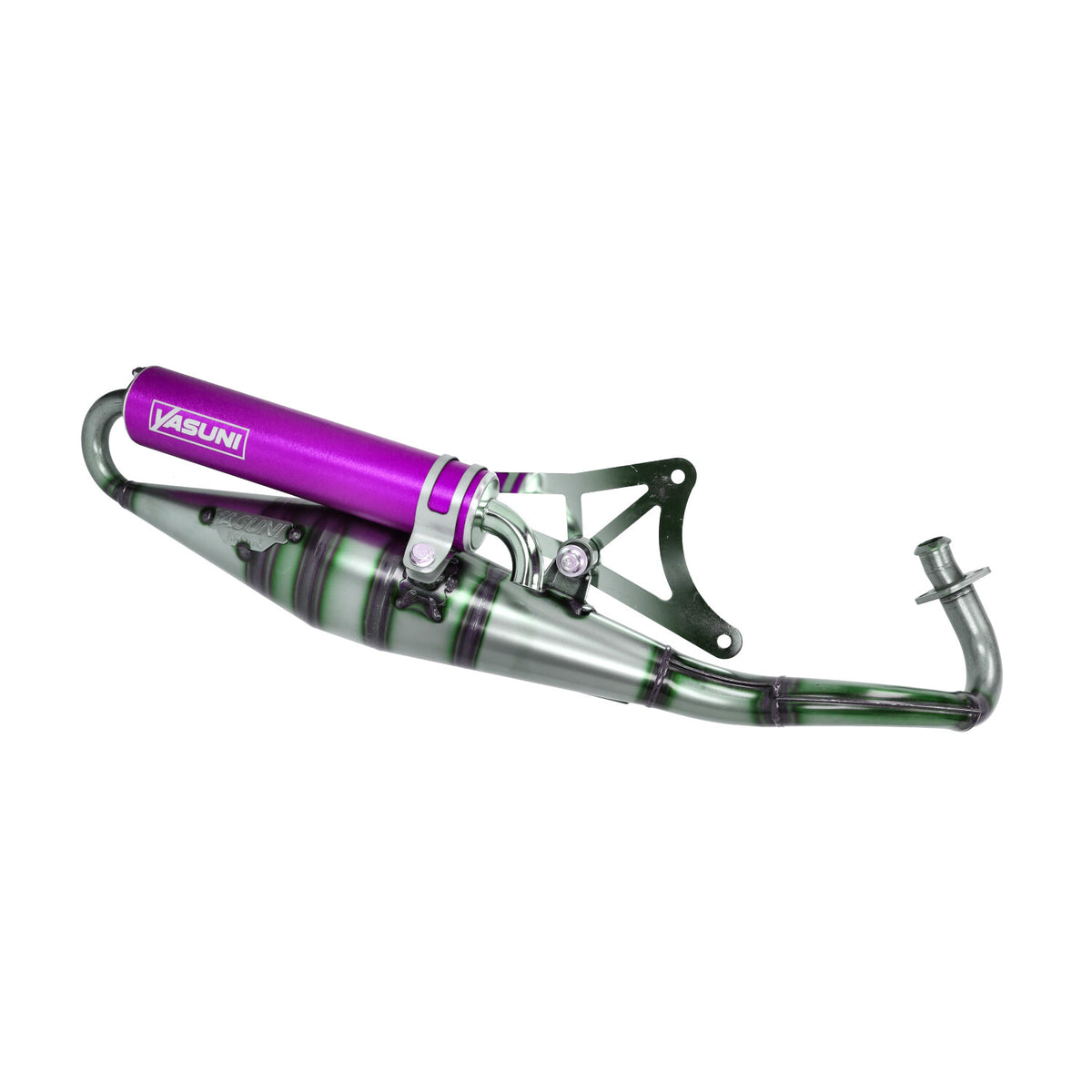 Uitlaat Yasuni Yasuni-Z paars sco Piaggio 2t tub418v