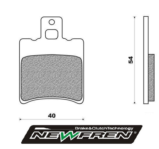 Remblokset Newfren aerox, bw, jog, neo, sr nt, sr ot fd0197