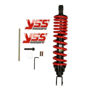 Schokbreker yss hybrid DTG 330mm zwart/rood sco china 4t, sc