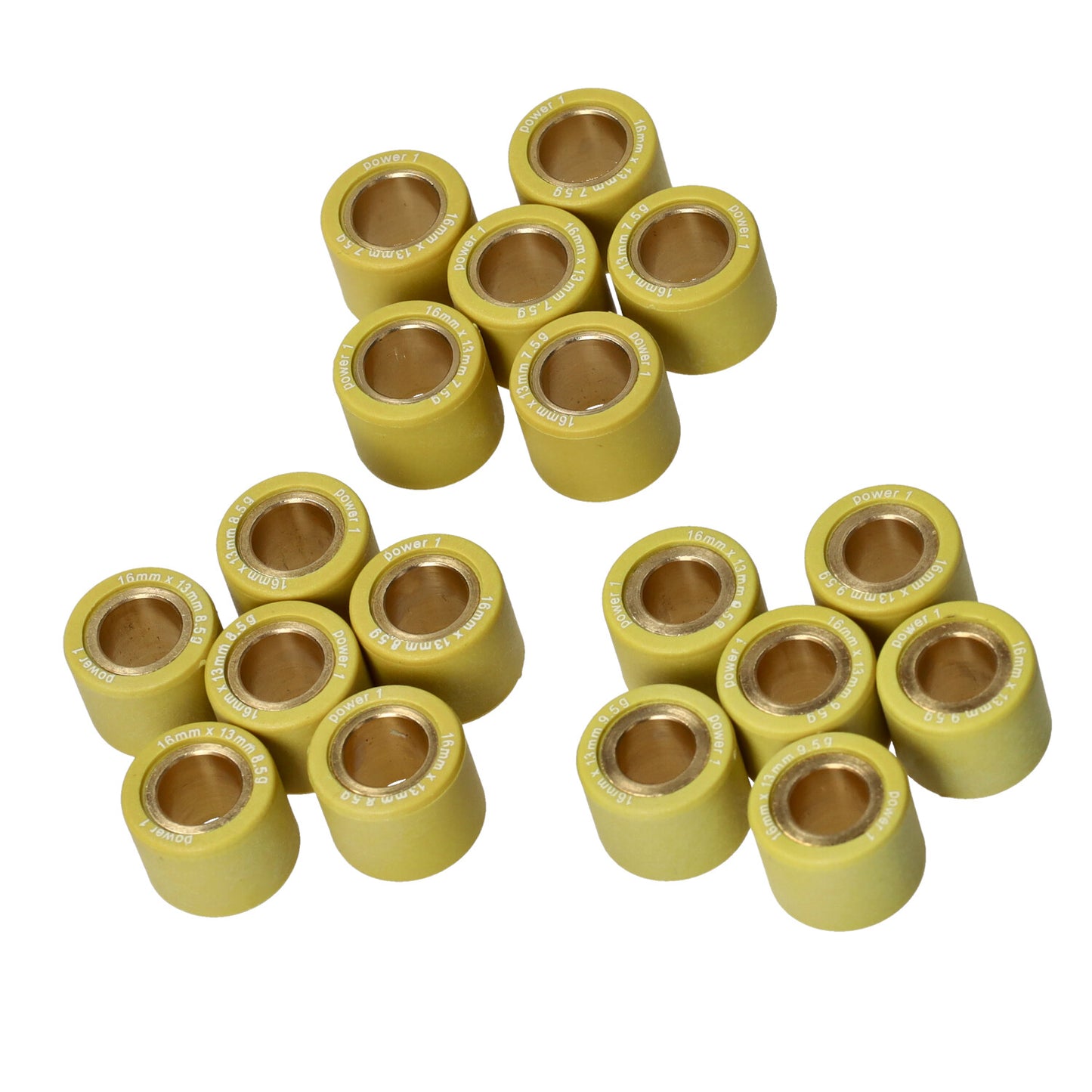 Variokit Power1 (3 sets rollen) sco kymco 4t, sco china 4t, sco gy6