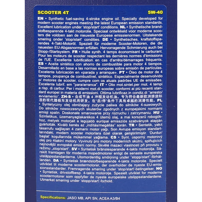 Motorolie Putoline 5W40 synthetisch scooter 1L