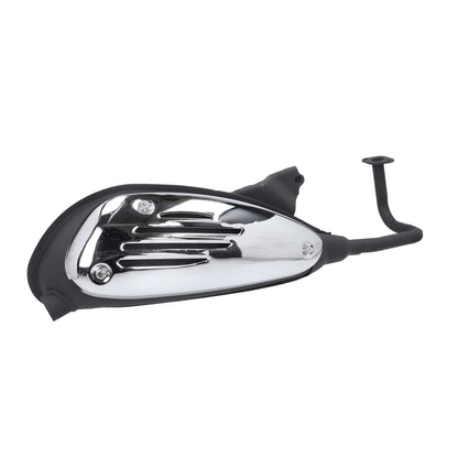 Uitlaat origineel model 1 schokbreker (La Souris Sourini, China LX/Napoli, GY6)