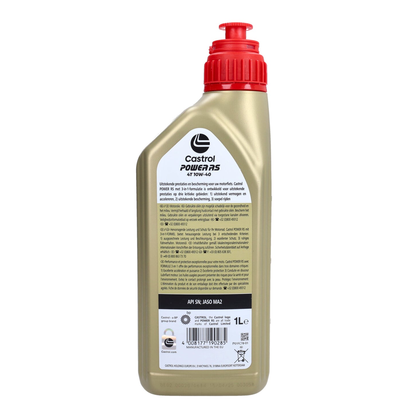 Motorolie Castrol 10W40 4T Power RS 1L