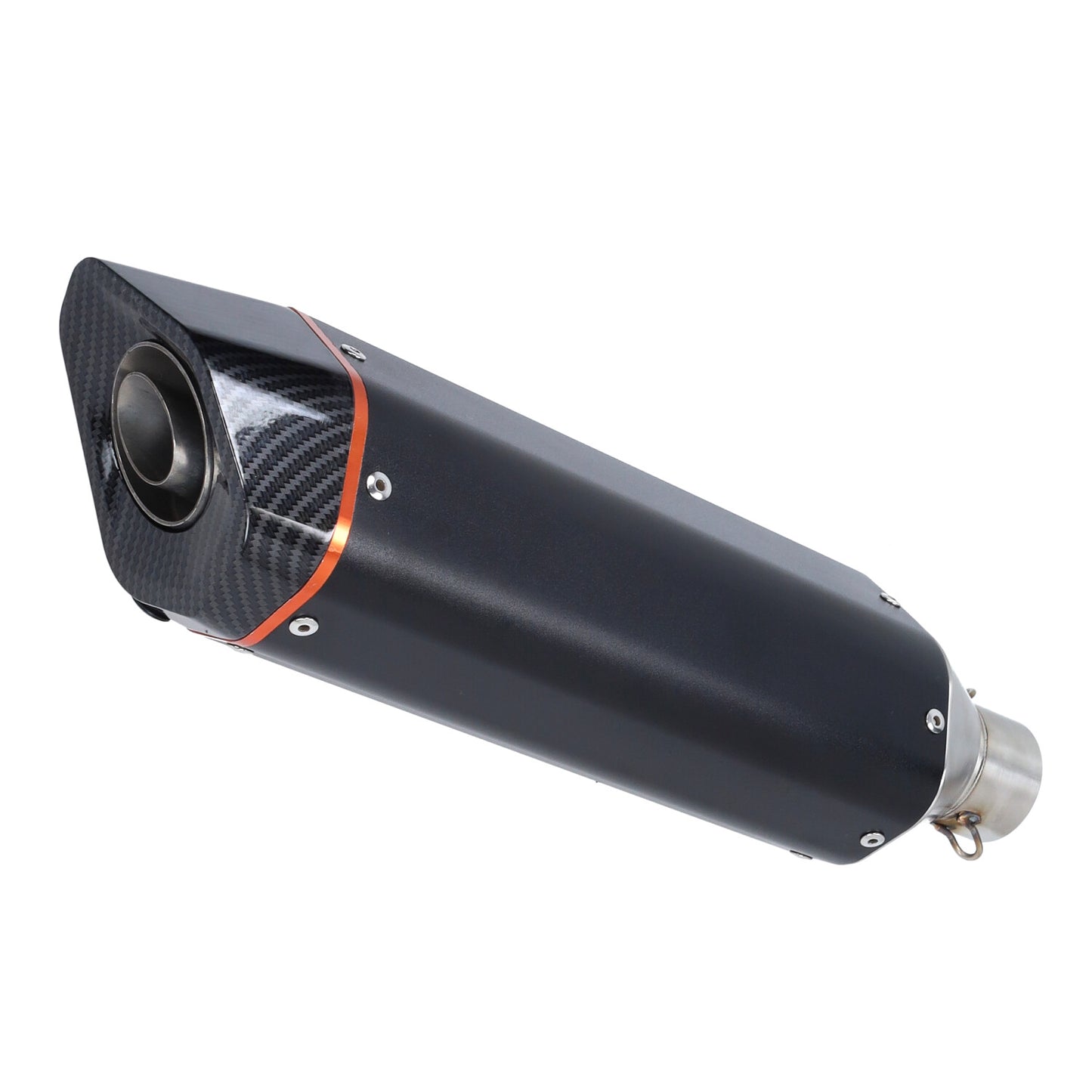 Uitlaat Bullet Euro-2 racing zwart/carbon (Zip 4T, Zip2000)