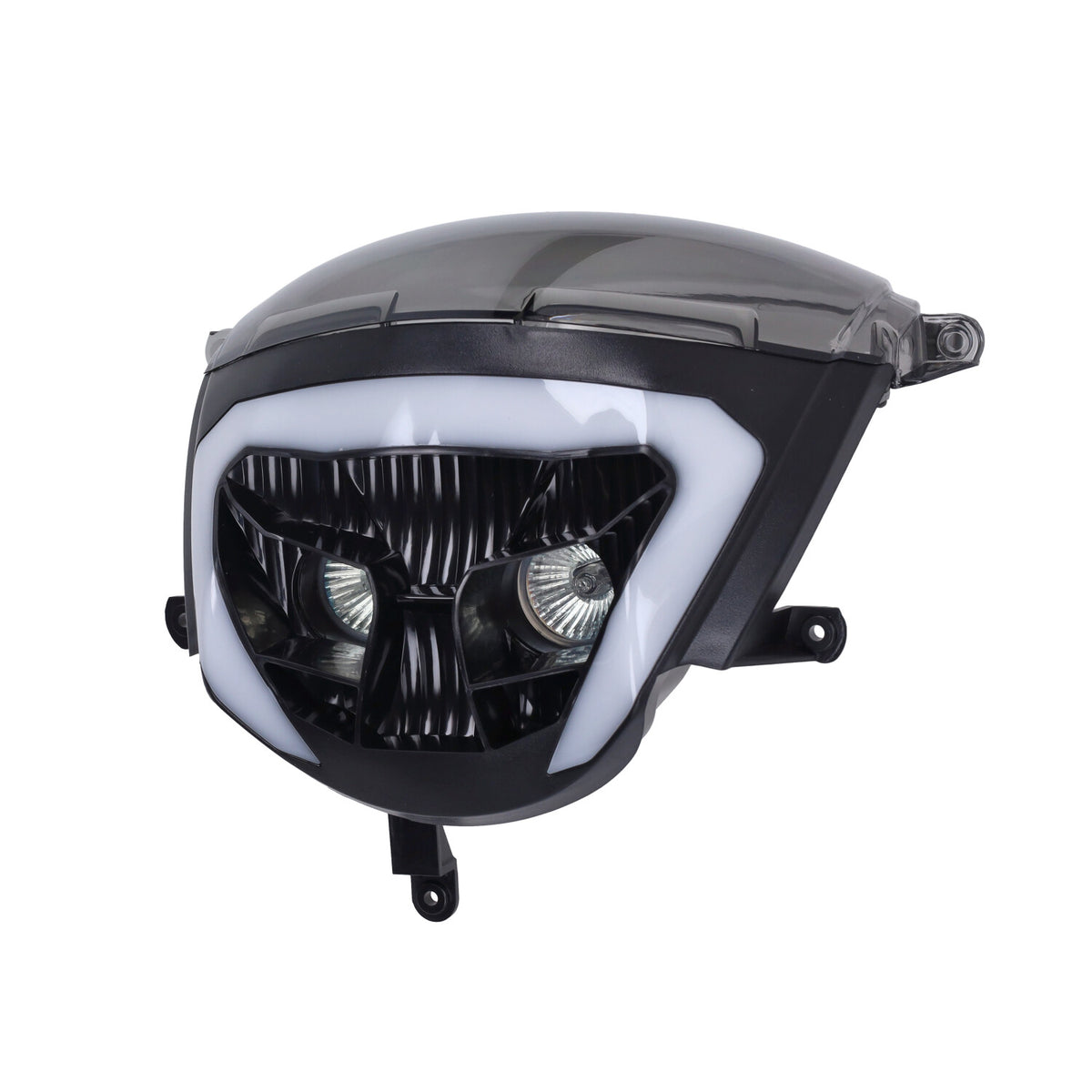 DMP + LED-lamp new style – zwart/smoke