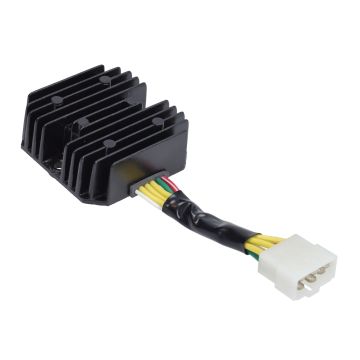 Spanningsregelaar euro-b 6-polig euro-4/5 ECU SNEL zwart Liberty iGet, Primavera, Sprint, Zip