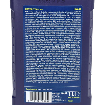 Motorolie Putoline 10W40 vol synth ester tech 4+ 1L