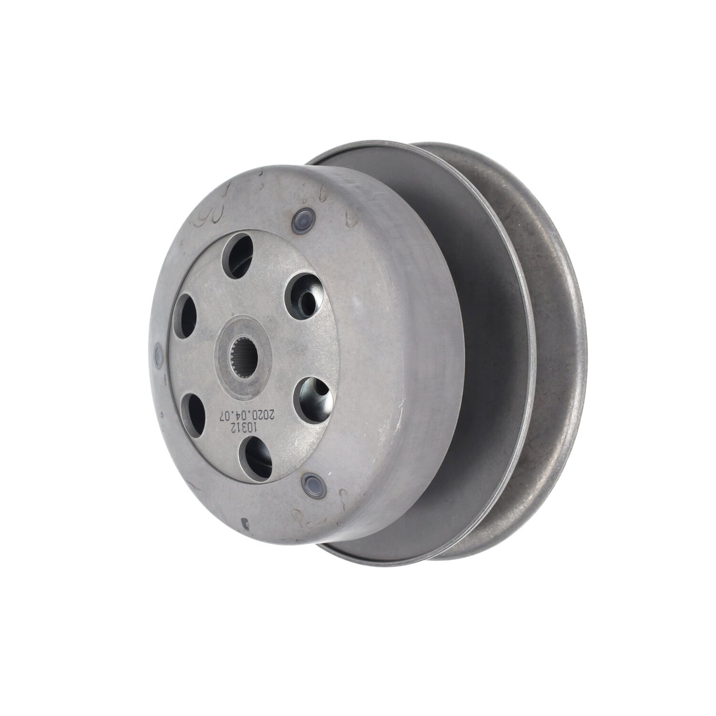 Koppeling compleet + huis orig sco piaggio 4T, sco piaggio 2t