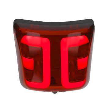 Achterlicht Power1 led tube rood vespa mat zwart gts 300 (eu