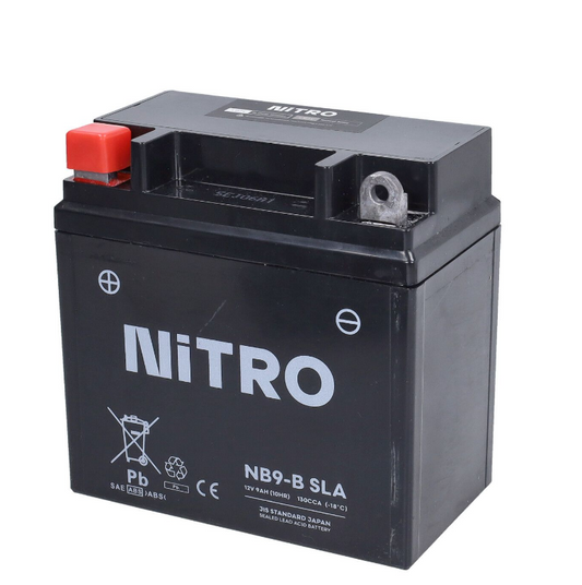 Accu Nitro NB9-B / YB9-B SLA/gel (Vespa ET4, Fly 4T, Liberty 4T, LX 4T, Runner)