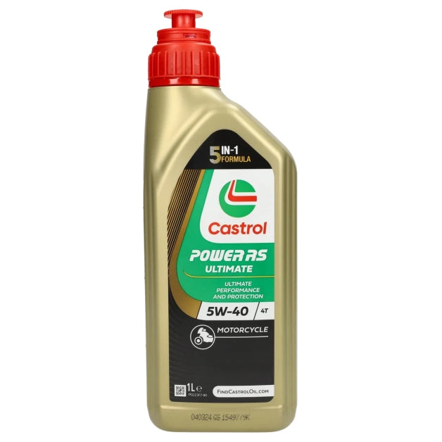 Castrol Power RS Ultimate 4T 5W40 olie 1 liter