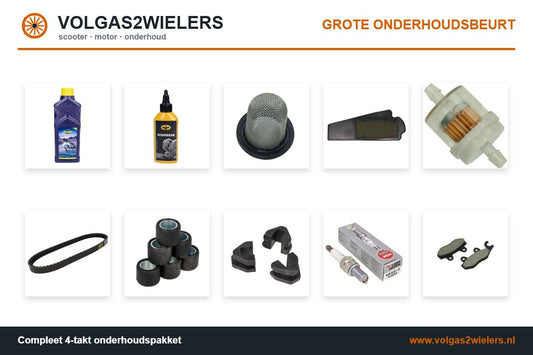 Grote onderhoudsbeurt compleet pakket